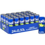 Fanta Elderflower Blue - 330ml - 24 stuks
