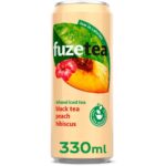 Fuze Tea Peach Hibiscus - 330ml - 24 stuks (Blik)