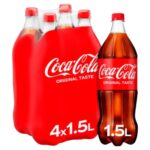 Coca Cola - 1.5L - 4 stuks (Blik)